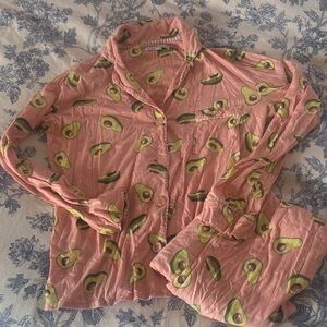 PJ salvage Avocado Print Pajamas